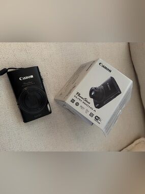 Canon PowerShot ELPH 360 HS Compact Digital Camera - Black